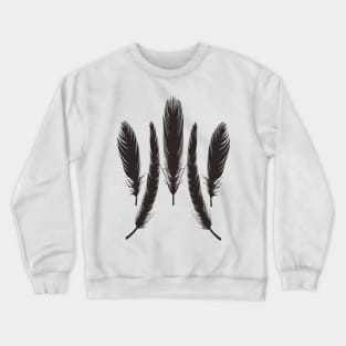 Cute bird feathers Crewneck Sweatshirt